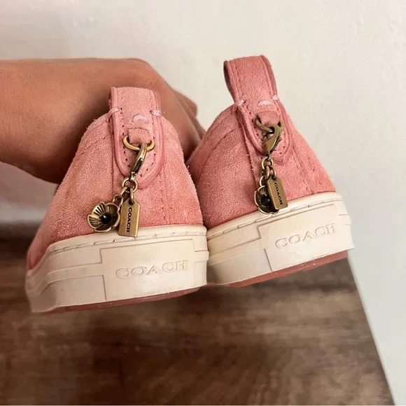 Coach Slip On Sneaker With Tea Rose Rivets - Picture 7 of 12